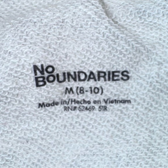 No Boundaries Gray Lounge Shorts Women’s Medium Elastic Waist Cozy Casual - Picture 9 of 11